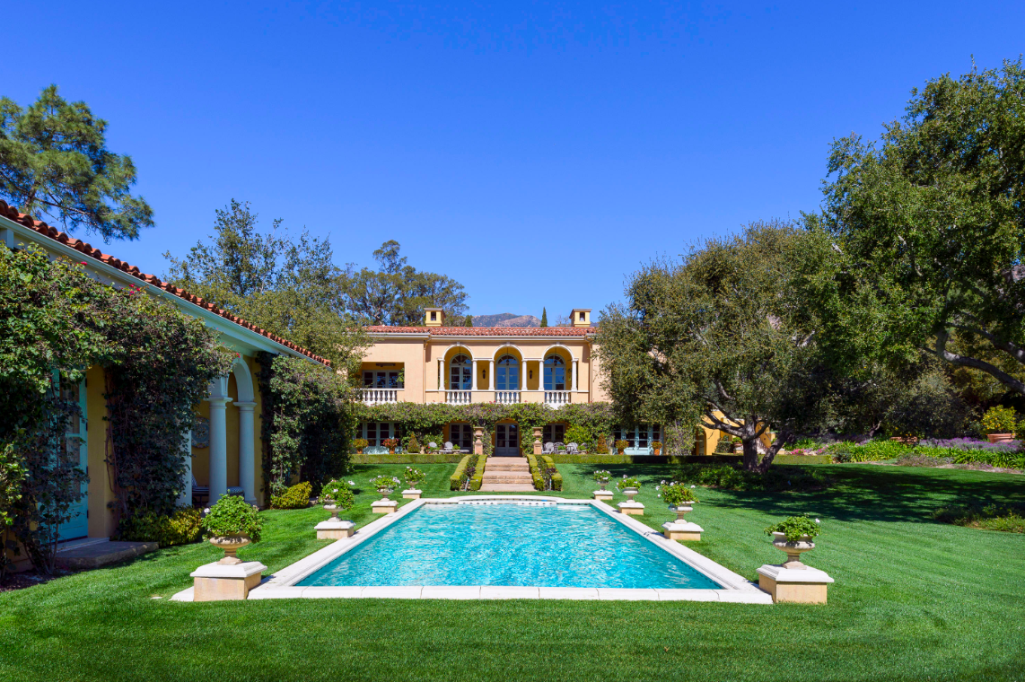 pool surrounded by grass